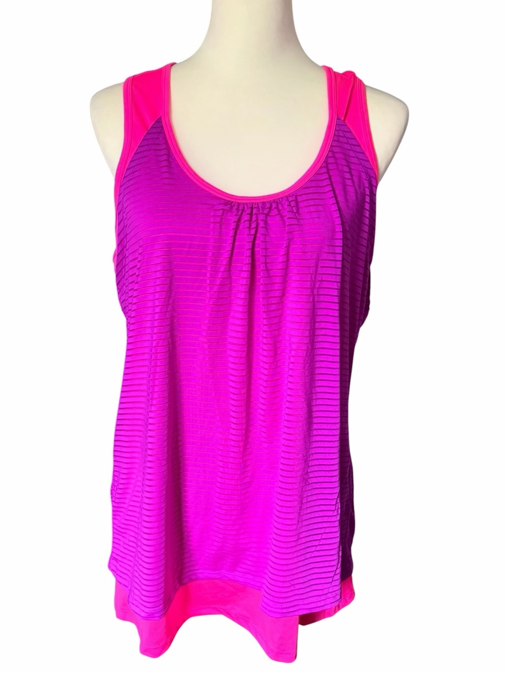 Marika Tek Purple Pink XXL Athletic Tank